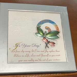 Vintage NIB 2007 Patricia Darling Dash inspirational Dragonfly brooch